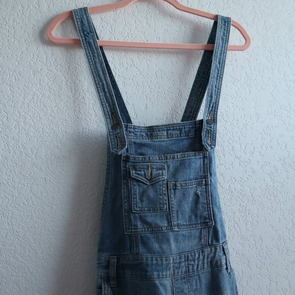 Free People Denim Overalls - Size 26 - Picture 3 of 11